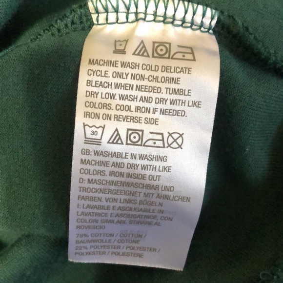 Green beautiful velour pull over 4x - Picture 5 of 6